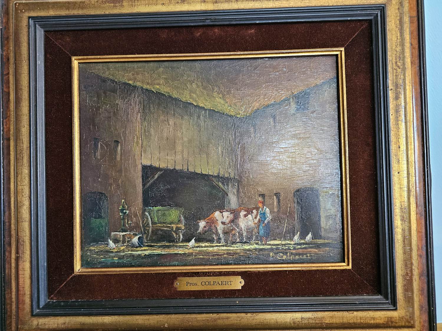 Pros Colpaert - Boerenschuur en erf met koeien en kippen kopen? Bied vanaf 100!