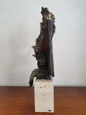 Brons (Onbekend) - 'moeder en kind' kopen? Bied vanaf 100!