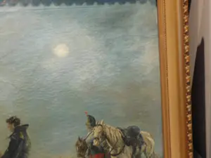 Onbekend - Soldaten met paarden op afgelegen plek bij graf kopen? Bied vanaf 60!