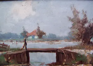 Onbekend - Polderlandschap kopen? Bied vanaf 20!