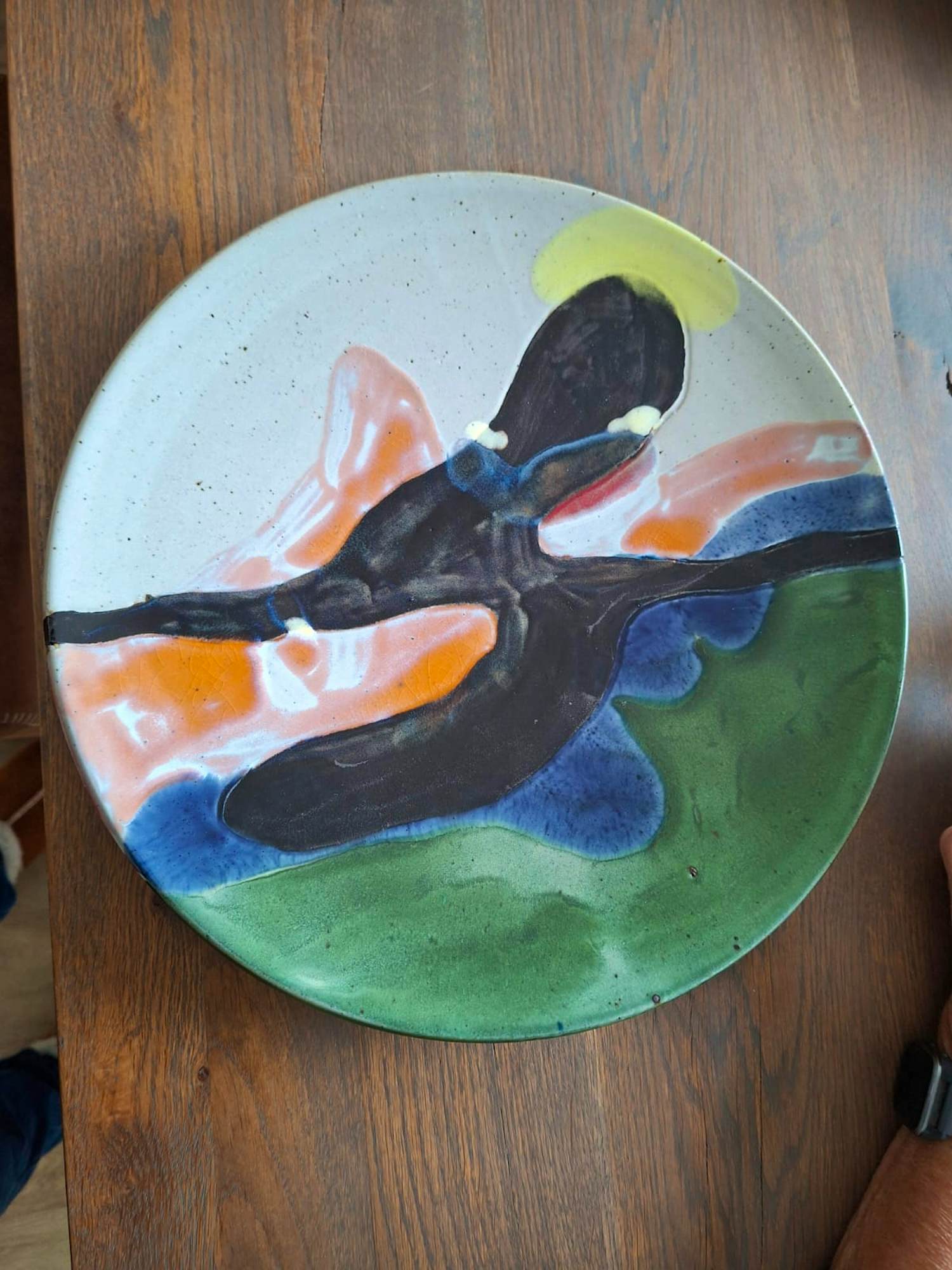 Jan Snoeck - Mooi en kleurrijk wandbord kaufen? Bieten Sie von 120!