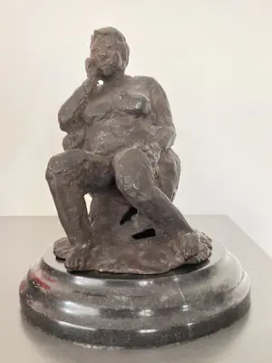 Brons (Onbekend) - Zittende vrouw kopen? Bied vanaf 129!
