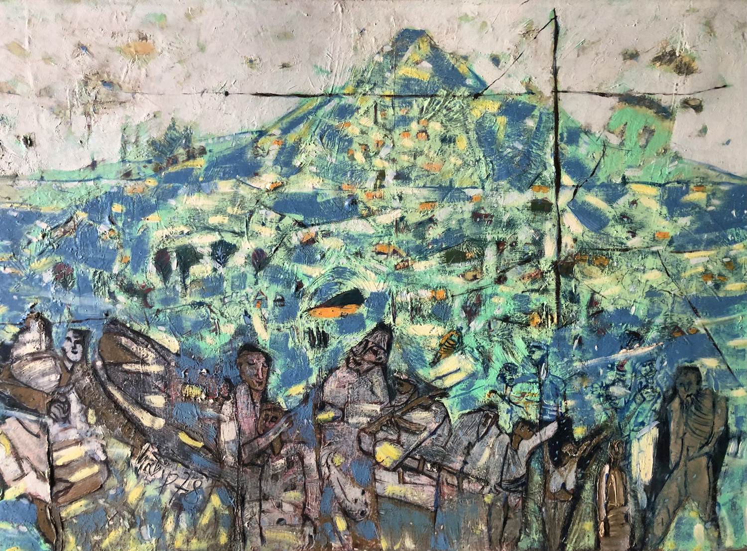 Habip Aydogdu - Expressionistisch Havengezicht kopen? Bied vanaf 800!