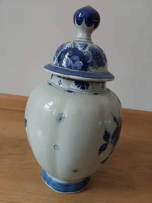 AcheterPorceleyne Fles - Delftsblauwe vazen 3 stuks handgeschilderd Royal Delft.? Enchérissez de 120!