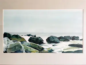 Nico van Bekkum - rotsen aan de kust kopen? Bied vanaf 50!