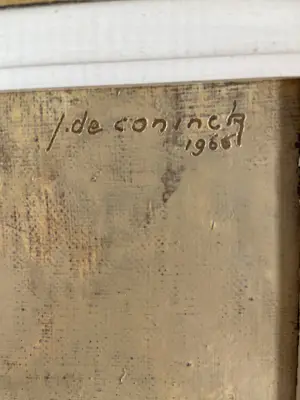 Jef De Coninck - Olieverfschilderij kopen? Bied vanaf 60!