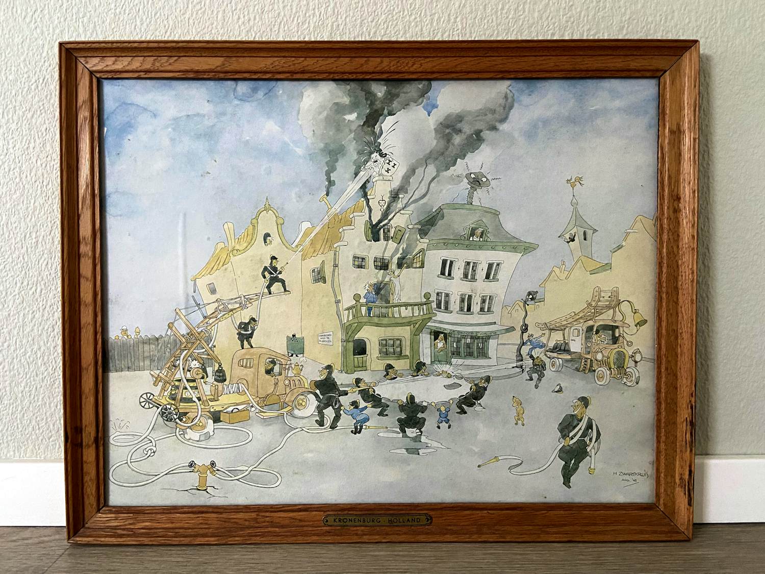 Onbekend - Kronenburg , humoristische brandbestrijding kopen? Bied vanaf 50!