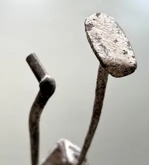 Lo van der Linden - Beeld in ijzer- Lo 97 kopen? Bied vanaf 550!