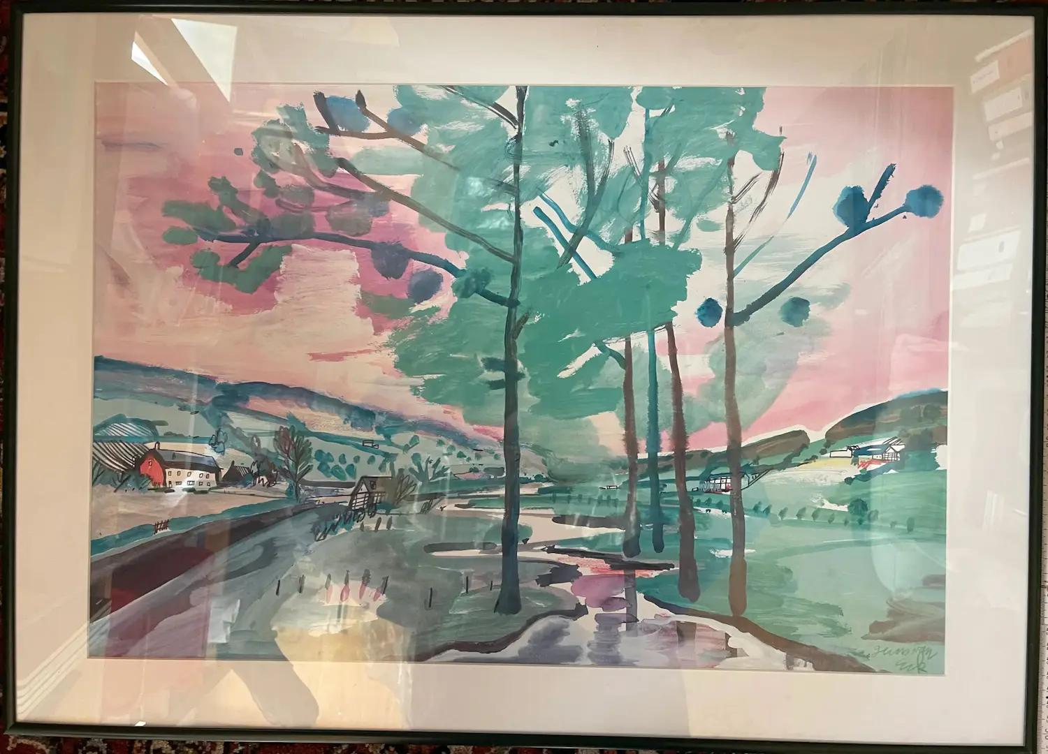 Guus van Eck「Maastricht」版画 額装 ヨーロッパ #283 Guus van Eck