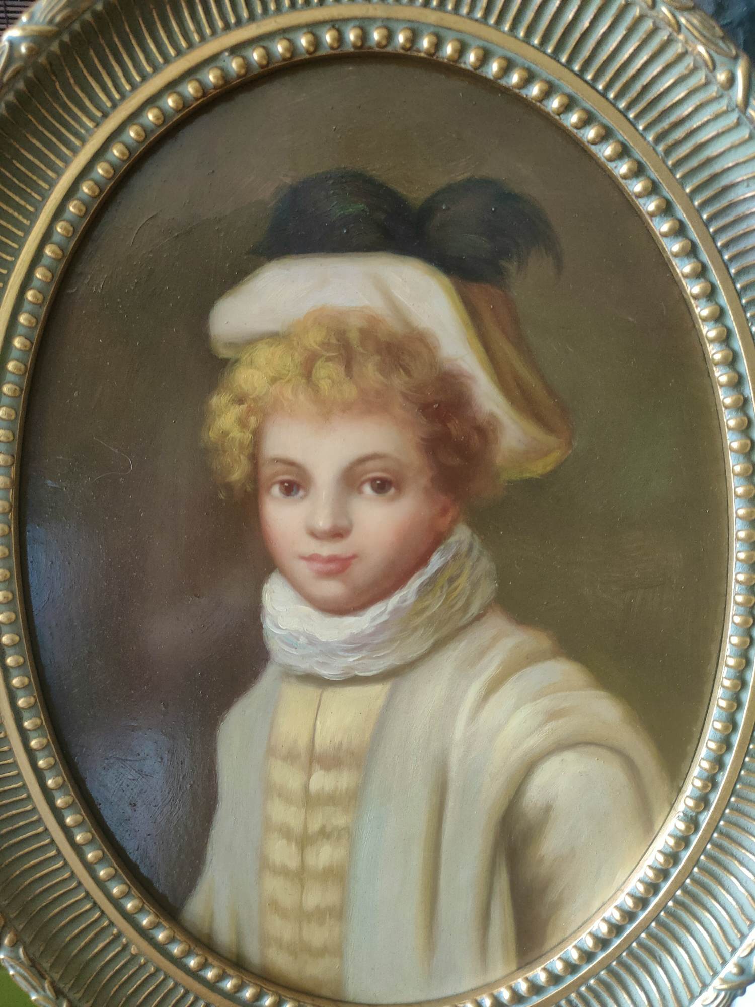 Niet of onleesbaar gesigneerd - Portret jongetje kopen? Bied vanaf 10!