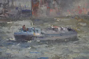 Gerard Delfgaauw - Haven gezicht Rotterdam kopen? Bied vanaf 600!