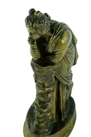 AcheterBrons (Onbekend) - Antiek bronzen beeld van Polyhymnia? Enchérissez de 375!