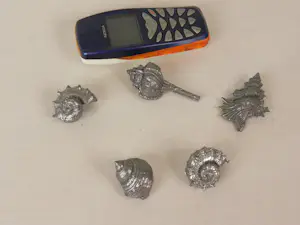 Onbekend - Gegoten tinnen schelpen kopen? Bied vanaf 20!