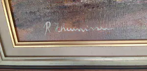 Rick Theunissen - Landschap met boerderij en bomen kopen? Bied vanaf 50!