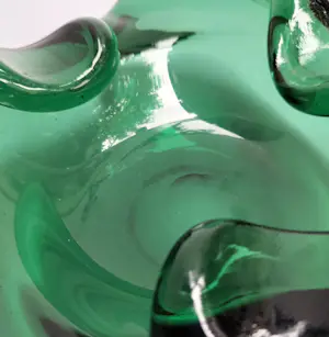 Murano Glas - Groene schaal jaren 60 kaufen? Bieten Sie von 20!