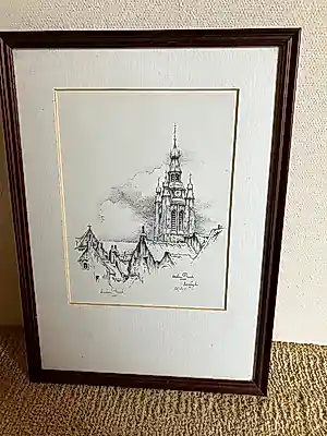 Buy Anton Pieck - Kortrijk - Litho 32/200? Bid from 115!