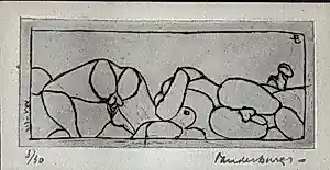 Buy Flip van der Burgt - figuren in erotische scene? Bid from 95!