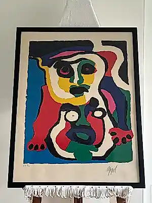 Buy Karel Appel - Figuur compostie - épreuve d'artiste? Bid from 900!
