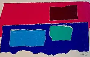 Buy Andre van der Vossen - Collage: Abstracte compositie? Bid from 295!