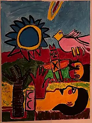Corneille - Na maak schilderij kunstenaar Lorenzo Emmer kopen? Bied vanaf 50!