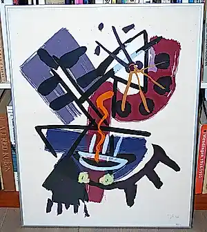 AcheterJac Gijzen - abstracte litho - oplage 100? Enchérissez de 20!