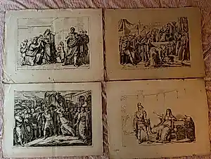 Bartolomeo Pinelli - Bartolomeo Pinelli (1781–1835) – 4 etsen uit Istoria Romana – 1817–1819 kaufen? Bieten Sie von 100!