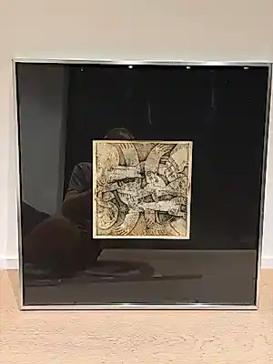 AcheterMonique Muylaert - "Verstrengeling" (Kaleidoscopische compositie met handen en figuren)? Enchérissez de 75!