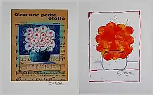 Wilhelm Schlote - Twee handgesigneerde giclées: Bouquet, Une petite étoile kaufen? Bieten Sie von 29!