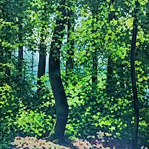 Willem Visser - In het bos verkocht voor € 200!