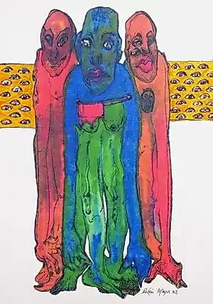 Ruben Maya - Zonder titel (Figuren), 2002 kaufen? Bieten Sie von 250!