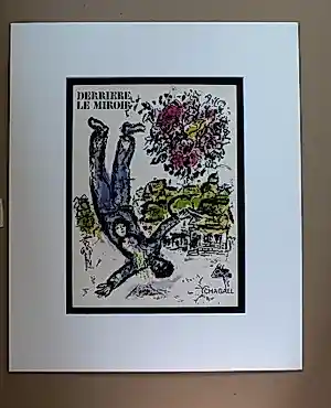 AcheterMarc Chagall - Cover „Derrière le Miroir“ (Nr. 147) von Marc Chagall aus dem Jahr 1964? Enchérissez de 180!
