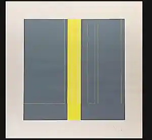 AcheterLuc Peire - Compositie grijs/geel? Enchérissez de 445!