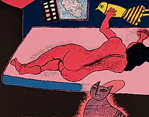 AcheterCorneille - Litho: 'Plaisir des jours' - 1985? Enchérissez de 250!
