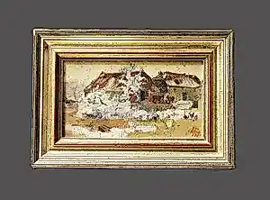 Buy Han Krug - fraai impressionistisch in 1925 geschilderd "magnolia's in bloei bij boerderij"? Bid from 175!