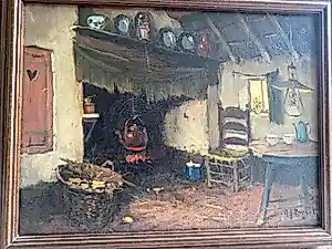 Arie Zwart - Boerderij interieur verkauft für € 375!