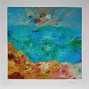 Armando - Kleurengiclee DAS MEER Handgesigneerd kaufen? Bieten Sie von 159!