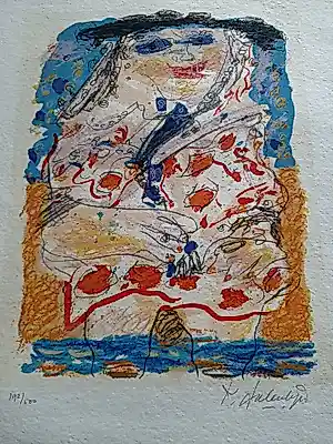 Buy Kees Salentijn - Zeefdruk, zonder titel? Bid from 35!