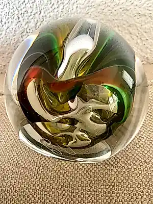 Adam Jablonski - Kristal object, hand gesigneerd kopen? Bied vanaf 25!