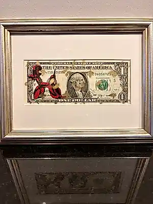 AcheterDeath NYC - "Dollar Balloon Dog" 2013 ingelijst met COA? Enchérissez de 65!