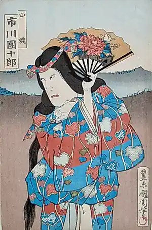 Toyohara Kunichika - Ichikawa Danjuro as Yamauba kaufen? Bieten Sie von 100!