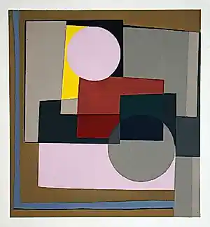 Buy Ben Nicholson - Schilderij 1945 - Beperkte oplage Gouache - 1953 - Atelier Renson Parijs? Bid from 400!