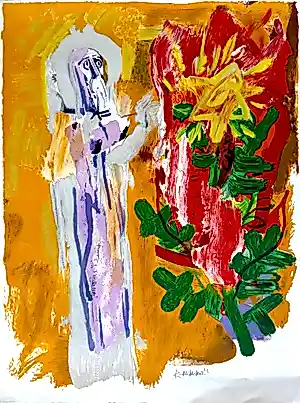 AcheterAbraham Rattner - Then the Lord Said unto Moses… — Lithographie originale signée — 1972? Enchérissez de 405!
