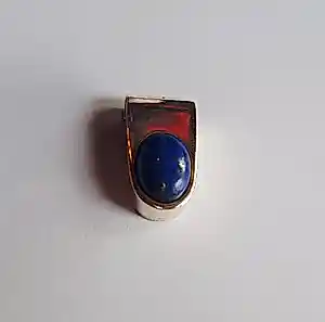 Nieuwe zilveren Hanger met diepblauwe lapis lazuli edelsteen kopen? Bied vanaf 55!