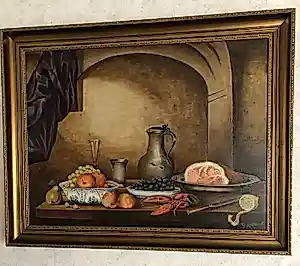 Buy Govert Rombout - Monumentaal Pronkstilleven – Olieverf op Doek – G. Rombout (90x110 cm)? Bid from 50!