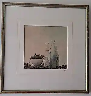 Theo Onnes - Stilleven met Flessen vendu pour 40€ !