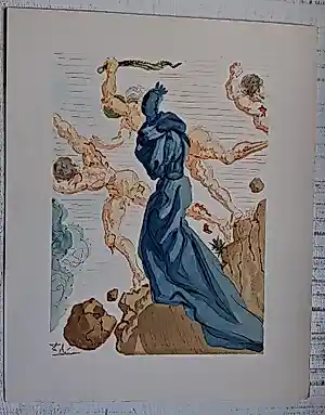 Salvador Dali - "Les Margelles du Phlégeton" (Inferno Canto 15) kaufen? Bieten Sie von 135!