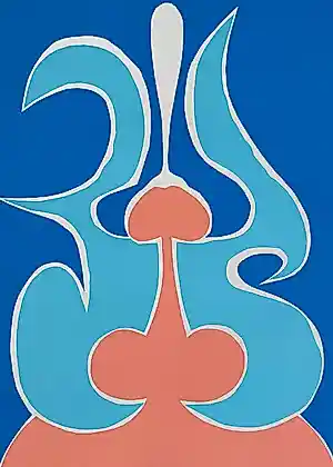 Richard Mortensen - Abstracte compositie, zeefdruk kaufen? Bieten Sie von 95!