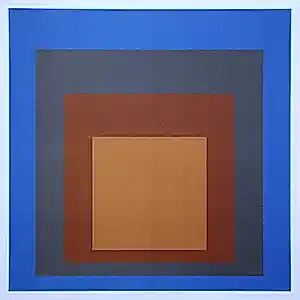 Josef Albers - Eerbetoon aan het plein - Zeefdruk - Guggenheim Museum New York - 1979 kopen? Bied vanaf 300!