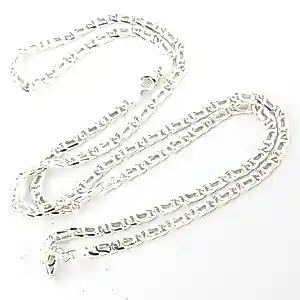 Zilveren valkenoog schakel collier – 55 cm lang - 15.4 gram kaufen? Bieten Sie von 75!