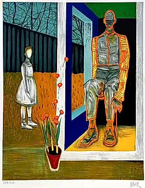 Buy Hans Vandekerckhove - Tuin - Litho - Gesigneerd - 57x47 cm - 1999? Bid from 65!